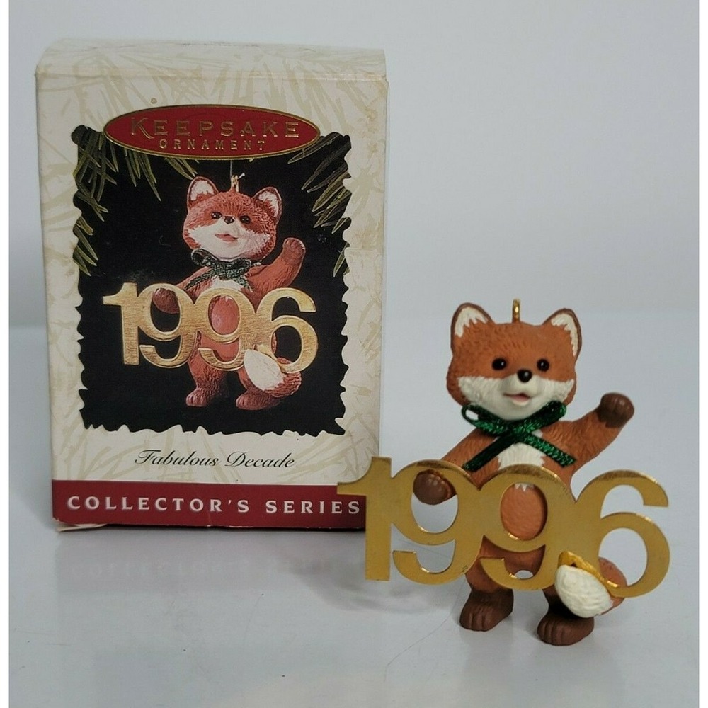 Hallmark Keepsake Fabulous Decade 1996 Fox Collector Series Christmas Ornament
